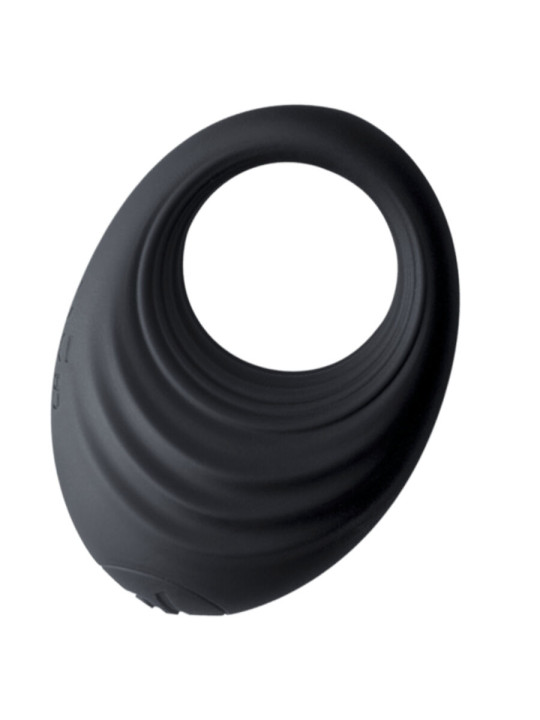 ANILLO VIBRADOR PENE 10 VELOCIDADES SILICONA NEGRO ROCKS-OFF DE LA MARCA ROCKS-OFF