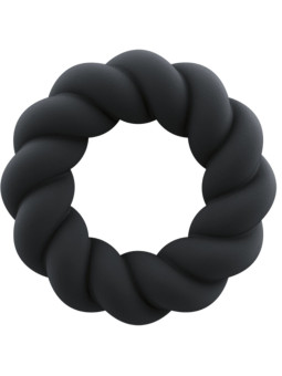 ANILLO MASTURBADOR TWIST ROCKS-OFF SILICONA NEGRO DE LA MARCA ROCKS-OFF