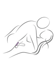 ANILLO MASTURBADOR TWIST ROCKS-OFF SILICONA NEGRO DE LA MARCA ROCKS-OFF