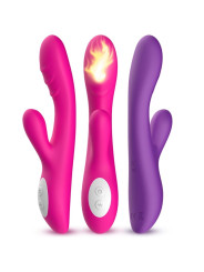 VIBRADOR EFECTO CALOR SPARK FUCSIA 9 MODOS DE LA MARCA ARMONY VIBRATORS