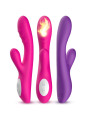 VIBRADOR EFECTO CALOR SPARK FUCSIA 9 MODOS DE LA MARCA ARMONY VIBRATORS