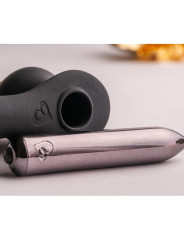 ROCKS-OFF RO-ZEN PRO PLUG ANAL Y ANILLO VIBRADOR NEGRO DE LA MARCA ROCKS-OFF