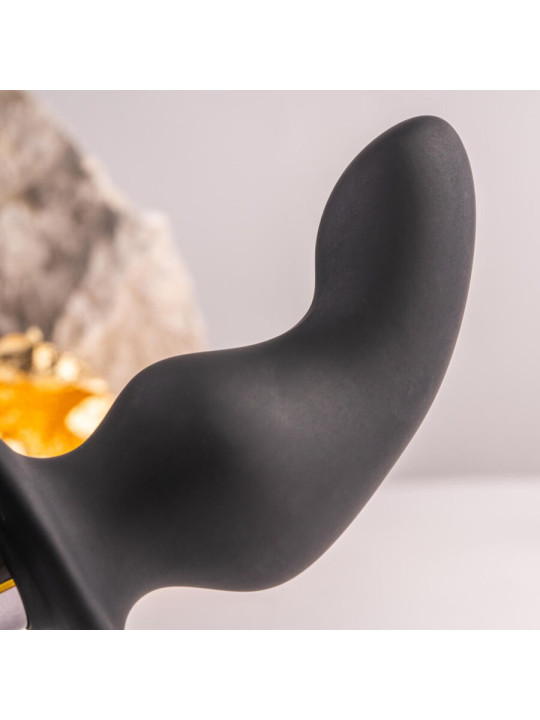 ROCKS-OFF RO-ZEN PRO PLUG ANAL Y ANILLO VIBRADOR NEGRO DE LA MARCA ROCKS-OFF