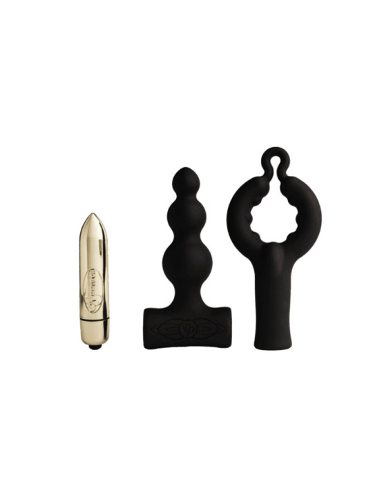 PLUG ANAL VIBRADOR BURBUJAS ROCKS-OFF PETITE SENSATIONS DE LA MARCA ROCKS-OFF