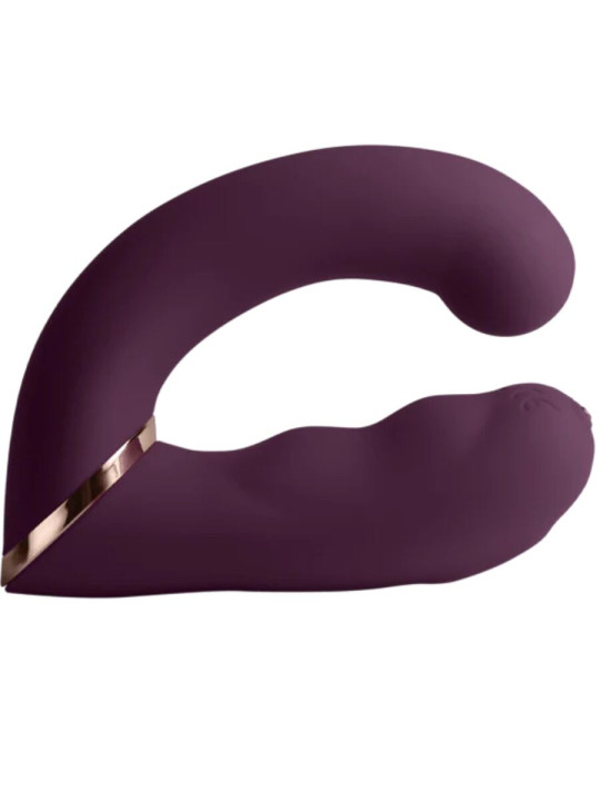 VIBRADOR DUAL PUNTO G Y CLÍTORIS ROCKS-OFF GEMINI MORADO DE LA MARCA ROCKS-OFF
