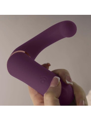 VIBRADOR DUAL PUNTO G Y CLÍTORIS ROCKS-OFF GEMINI MORADO DE LA MARCA ROCKS-OFF