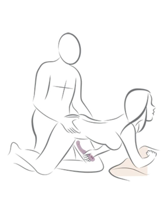 VIBRADOR DUAL PUNTO G Y CLÍTORIS ROCKS-OFF GEMINI MORADO DE LA MARCA ROCKS-OFF