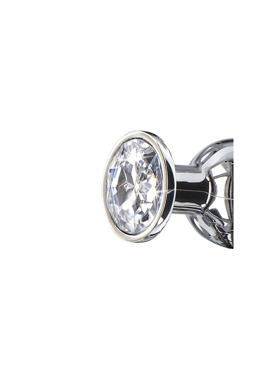 PLUG ANAL METÁLICO CON JOYA DIAMANTE ALUMINIO DE LA MARCA TOYJOY
