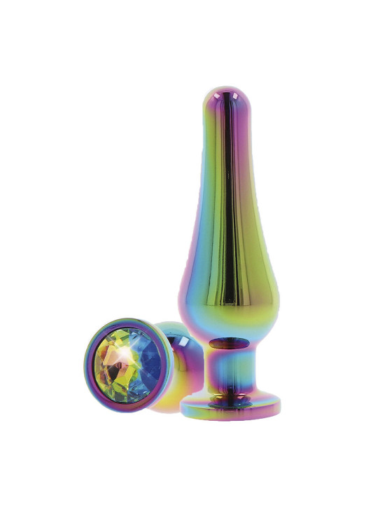 PLUG ANAL ALUMINIO JOYA ARCOIRIS TOYJOY BIJOU PEQUEÑO DE LA MARCA TOYJOY