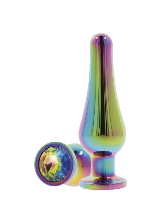 TOYJOY PLUG ANAL ALUMINIO JOYA ARCOÍRIS MEDIANO DE LA MARCA TOYJOY