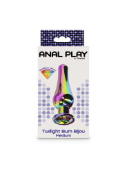 TOYJOY PLUG ANAL ALUMINIO JOYA ARCOÍRIS MEDIANO DE LA MARCA TOYJOY
