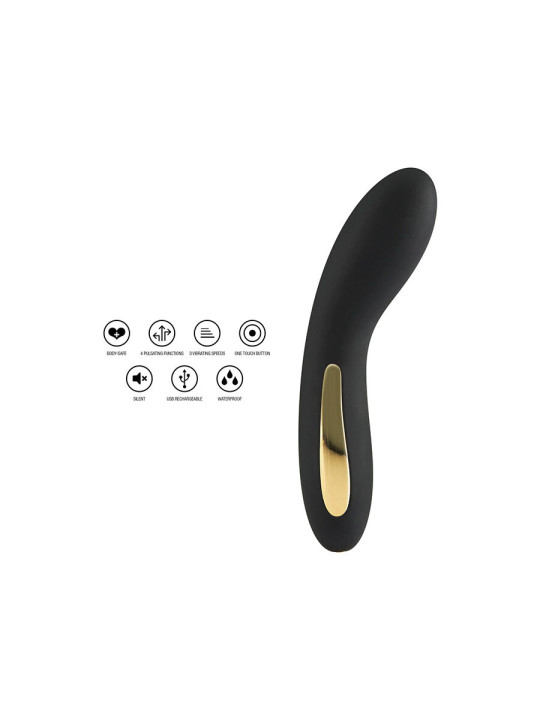 VIBRADOR PUNTO G LUZ LED SILICONA RECARGABLE RESISTENTE AGUA DE LA MARCA TOYJOY
