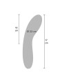 VIBRADOR PUNTO G LUZ LED SILICONA RECARGABLE RESISTENTE AGUA DE LA MARCA TOYJOY