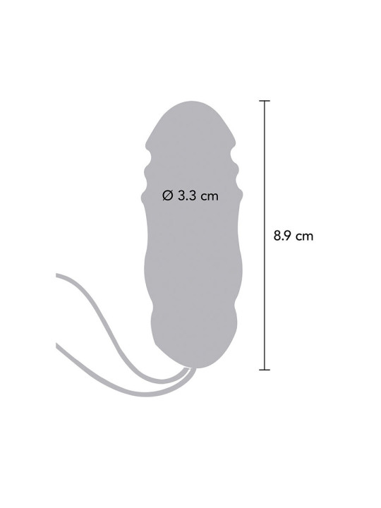 TOYJOY VIBRADOR REMOTO 8 INTENSIDADES SILICONA ERGONÓMICO DE LA MARCA TOYJOY