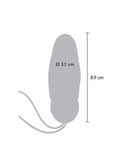VIBRADOR REMOTO HUEVO TOYJOY EGGSPLODE 8 MODOS SILICONA DE LA MARCA TOYJOY