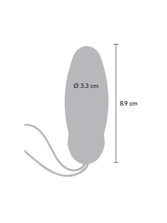 VIBRADOR HUEVO AZUL CONTROL REMOTO 8 MODOS SILICONA DE LA MARCA TOYJOY