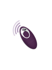 VIBRADOR HUEVO REMOTO 8 MODOS SILICONA SUAVE MORADO DE LA MARCA TOYJOY