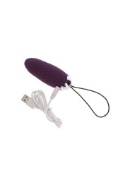 VIBRADOR HUEVO REMOTO 8 MODOS SILICONA SUAVE MORADO DE LA MARCA TOYJOY