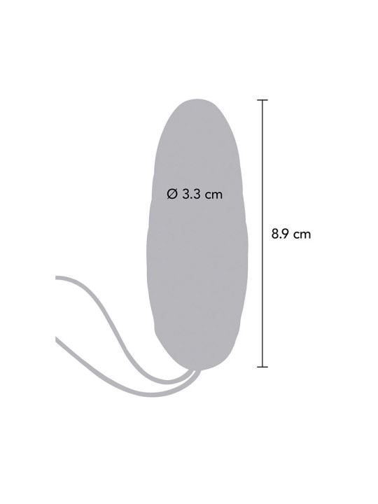 VIBRADOR HUEVO REMOTO 8 MODOS SILICONA SUAVE MORADO DE LA MARCA TOYJOY