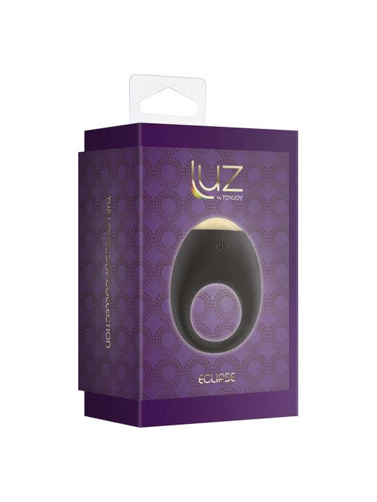 ANILLO VIBRADOR LUZ LED TOYJOY ECLIPSE PLACER COMPARTIDO DE LA MARCA TOYJOY