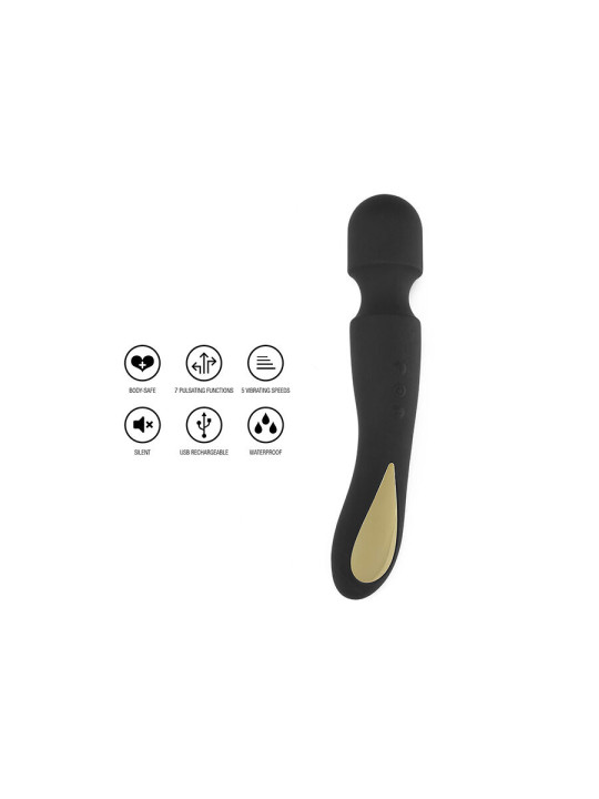 MASAGEADOR VIBRADOR LUZ LED 12 MODOS SILICONA PREMIUM DE LA MARCA TOYJOY