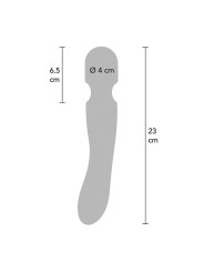MASAGEADOR VIBRADOR LUZ LED 12 MODOS SILICONA PREMIUM DE LA MARCA TOYJOY