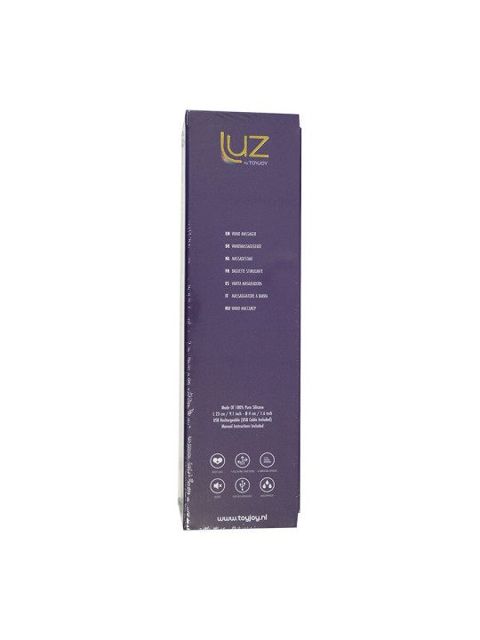 MASAGEADOR VIBRADOR LUZ LED 12 MODOS SILICONA PREMIUM DE LA MARCA TOYJOY