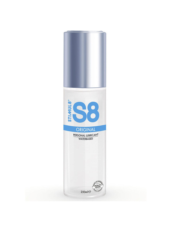 LUBRICANTE BASE AGUA STIMUL8 S8 250ML HIPOALERGÉNICO DE LA MARCA STIMUL8