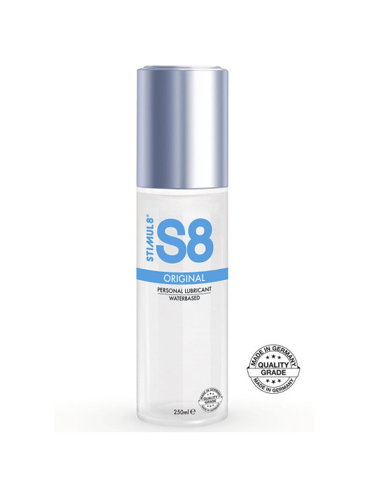 LUBRICANTE BASE AGUA STIMUL8 S8 250ML HIPOALERGÉNICO DE LA MARCA STIMUL8