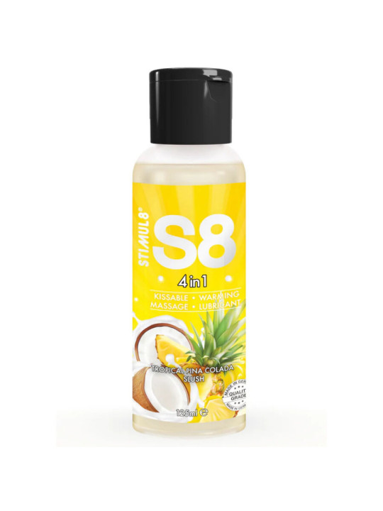LUBRICANTE 4 EN 1 SABOR PIÑA COLADA STIMUL8 125ML DE LA MARCA STIMUL8
