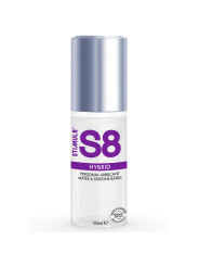 LUBRICANTE HÍBRIDO STIMUL8 S8 125ML SENSACIÓN SEDA AGUA DE LA MARCA STIMUL8