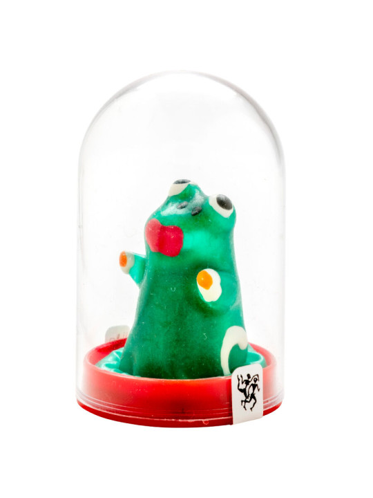 PRESERVATIVO DECORADO MANUALMENTE DISEÑO RANA ARTESANAL DE LA MARCA CONDOMERIE