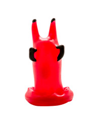 PRESERVATIVO DIABLO ROJO PINTADO A MANO DECORATIVO DE LA MARCA CONDOMERIE