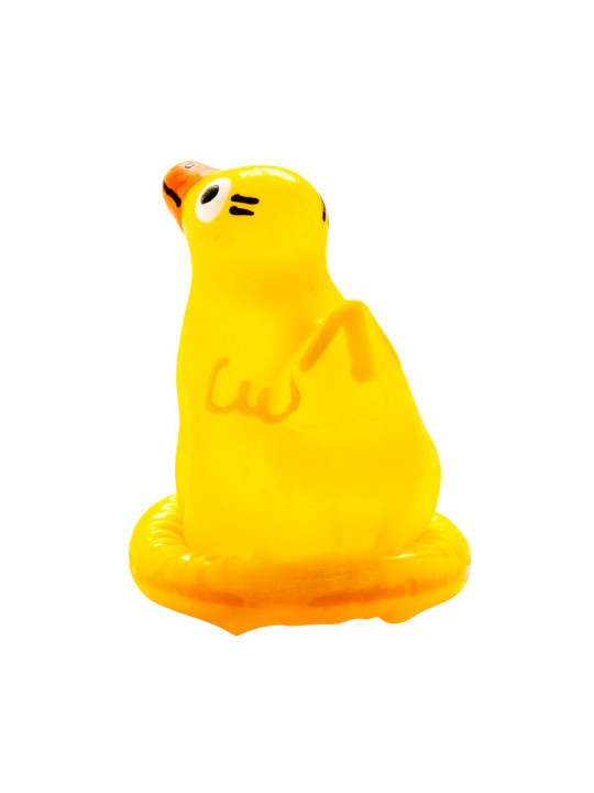 PRESERVATIVO DECORATIVO PATO PINTADO A MANO SEXSHOP DE LA MARCA CONDOMERIE
