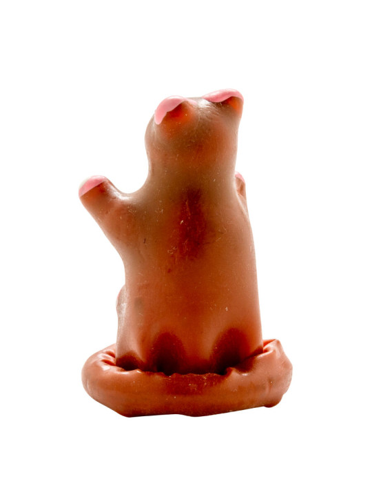 PRESERVATIVO DECORATIVO OSO PELUCHE PINTADO A MANO DE LA MARCA CONDOMERIE