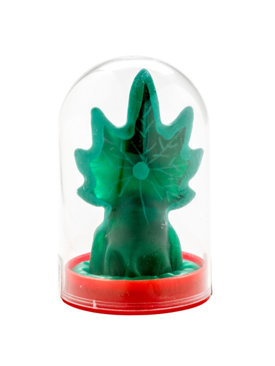 PRESERVATIVO CANNABIS DECORATIVO PINTADO A MANO DE LA MARCA CONDOMERIE