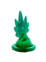 PRESERVATIVO CANNABIS DECORATIVO PINTADO A MANO DE LA MARCA CONDOMERIE