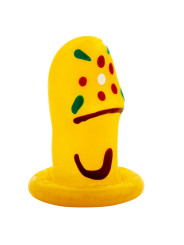 PRESERVATIVO ZUECO DECORADO A MANO MOTIVOS FESTIVOS DE LA MARCA CONDOMERIE