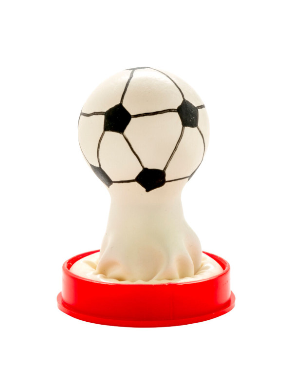 PRESERVATIVO FÚTBOL AMERICANO DISEÑO PINTADO A MANO DE LA MARCA CONDOMERIE