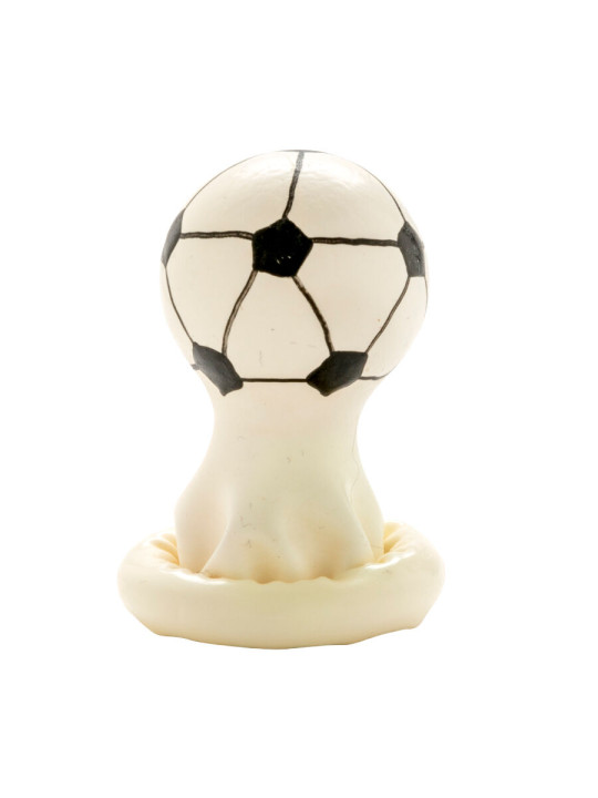 PRESERVATIVO FÚTBOL AMERICANO DISEÑO PINTADO A MANO DE LA MARCA CONDOMERIE