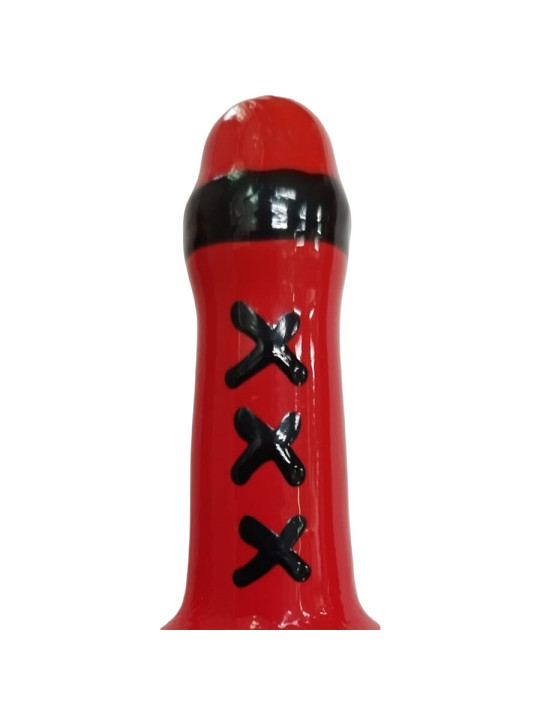 PRESERVATIVO ROJO PINTADO A MANO AMSTERDAM DECORATIVO DE LA MARCA CONDOMERIE