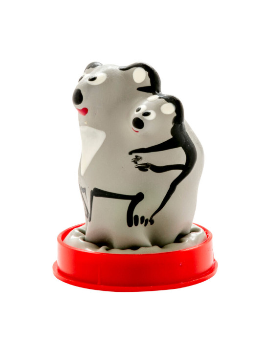PRESERVATIVO DECORATIVO KOALA PINTADO A MANO UNIDAD DE LA MARCA CONDOMERIE