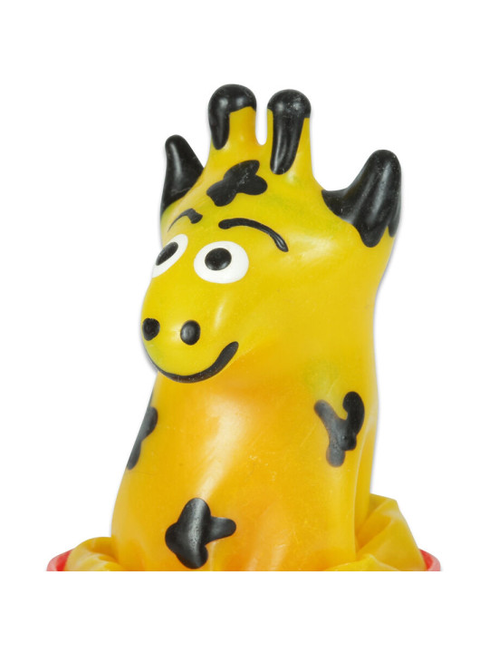 PRESERVATIVO JIRAFA ESTAMPADO MANUAL - DISEÑO ÚNICO DE LA MARCA CONDOMERIE