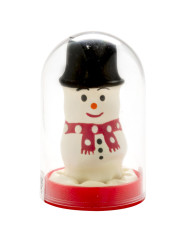 PRESERVATIVO DECORADO MUÑECO NIEVE PINTADO MANO DE LA MARCA CONDOMERIE