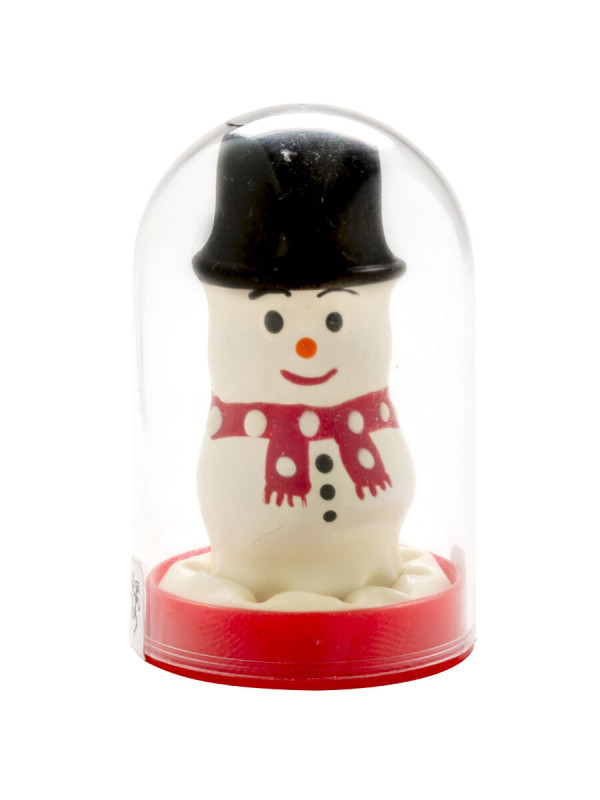 PRESERVATIVO DECORADO MUÑECO NIEVE PINTADO MANO DE LA MARCA CONDOMERIE