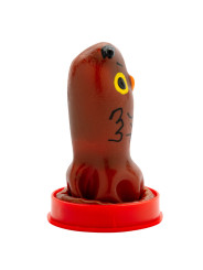 PRESERVATIVO BÚHO DECORADO A MANO - CONDOMERIE DE LA MARCA CONDOMERIE