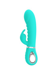 VIBRADOR PUNTO G Y CLÍTORIS PRETTY LOVE VERDE AGUA DE LA MARCA PRETTY LOVE FLIRTATION