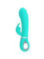 VIBRADOR PUNTO G Y CLÍTORIS PRETTY LOVE VERDE AGUA DE LA MARCA PRETTY LOVE FLIRTATION