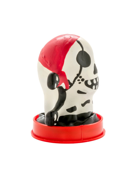 PRESERVATIVO PIRATA PINTADO A MANO DECORATIVO SEXSHOP DE LA MARCA CONDOMERIE