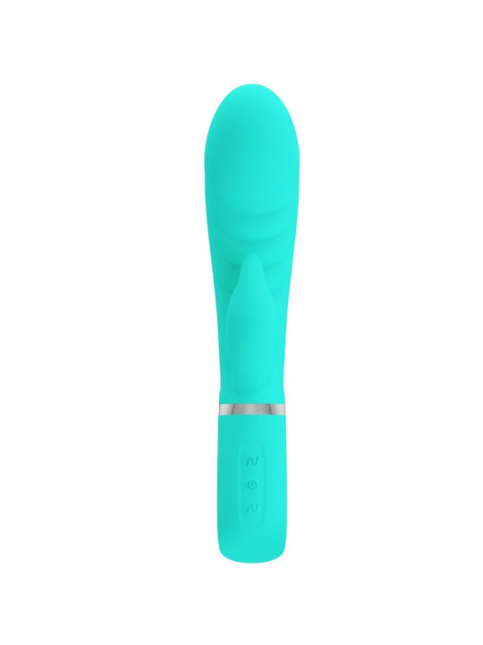 VIBRADOR PUNTO G Y CLÍTORIS PRETTY LOVE VERDE AGUA DE LA MARCA PRETTY LOVE FLIRTATION